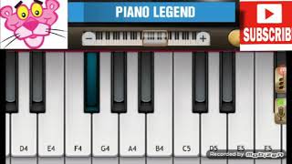 Pink Panther Theme Mobile Piano Tutorial by Piano Entertainment — Real Piano 2018|