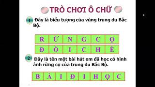 K4 .TUẦN 5   ĐỊA LÍ   BÀI  TRUNG DU BẮC BỘ