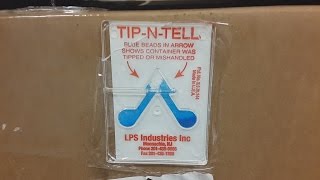 Monitored Shipment Tip N Tell in Action