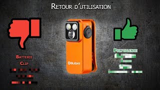 Mon AVIS sur la Olight Oclip Pro - RETEX après UTILISATION INTENSIVE