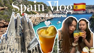 西班牙vlog🇪🇸| 巴塞羅那Barcelona, 馬略卡島Mallorca 6日5夜遊: 體感40度🥵，世界最大天主教堂-聖家堂，著名果凍海!? 🌊| by 在瑞士讀書實習的香港人