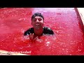 World's Largest Jello Pool- Can you swim in Jello