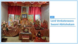 LIVE Darshanam | Lord Venkateswara Swami Abhishekam | Sri Venkateswara Temple