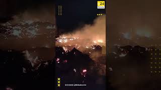 حريق هائل يلتهم مزارع على مساحة 5 أفدنة في مصر