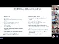 ohdsi and clinical registries sanity for health systems aug. 22 community call