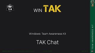 WinTAK 4 0 TAK Chat Tutorial
