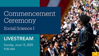 UC Santa Barbara Social Sciences I Commencement Ceremony 2025