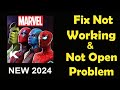 How To Fix Marvel Contest App Not Working | Marvel Contest Not Open Problem | PSA 24