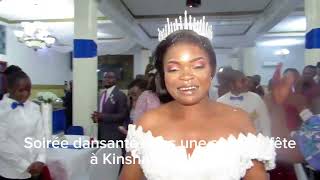 Soirée à l'occasion de notre mariage en 2022 à Kinshasa