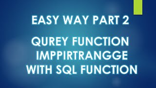 Google Sheets-QUERY Another Sheet, IMPORTRANGE, Use Multiple Tabs, Pivot table Examples Tutorial