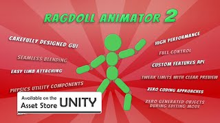 [Unity Package] Ragdoll Animator 2 - Release Video