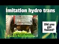 I thought my mower had a hydrostatic transmission but it doesn't?  How to tell & what NOT to buy