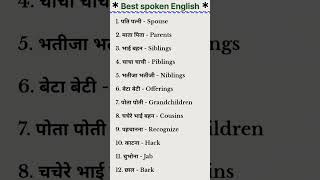 Spoken English| #351 English speaking practice #short #vi...