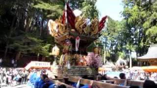 平成２２年 徳畑天神社② 中村町屋台