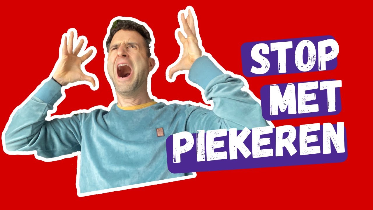 Hoe STOPPEN MET PIEKEREN In 5 Minuten Per Dag - YouTube