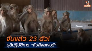 จับลิงได้แล้ว 23 ตัว! ยุติปฏิบัติการจับลิงลพบุรี | MONO ข่าวค่ำ  | 27  มี.ค. 67