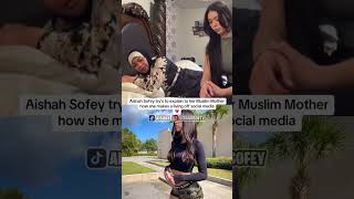 Aishah Sofey Tries To Explain Confort Her Mum After Her Bro Exposed Aishahsofey Hiaishahsofey