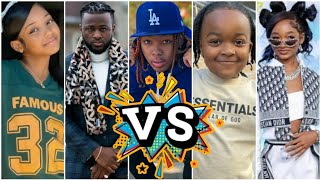 Aziyah Zaliyah VS That Girl Lay Lay VS Woo Wop VS Dez2fly VS Curly Head Monty Lifestyle Comparison