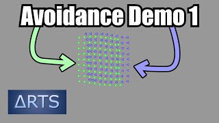 RTS Group Pathfinding: Avoidance Demo 1