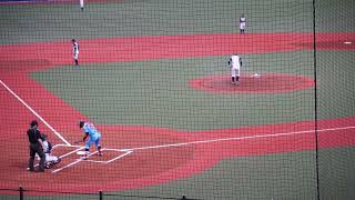 2022/11/5(土) 西川大地(日本新薬) vs 川口凌(ENEOS) センター前ヒット