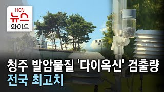 청주 발암물질 '다이옥신' 검출량, 전국 최고치//HCN충북방송