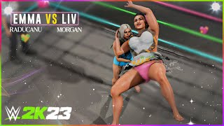 Emma Raducanu VS Liv Morgan | WWE 2K23 | Prash Gaming