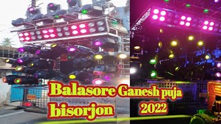 Balasore Ganesh puja bisorjon  2022 #balasore #hindivlog #odisha #india