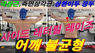 외반주,내반주,어깨불균형으로 상지관절의 외전근의 기능적 단축 상태를 회복하기 위한 운동으로 (Side Lateral Raise)운동을 참고 하시면 좋을 것 같습니다.