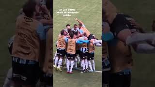 Gol Luis Suarez - da arquibancada, Grêmio 1x0 Caxias, gol do título Gauchão 2023