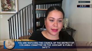 Patrice Sulton || B24-0063 "Second Chance Act" & B24-0110 "Criminal Record Expungement" Act