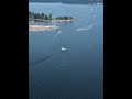 【dangerous drone shot】sea plane taking off in nanaimo