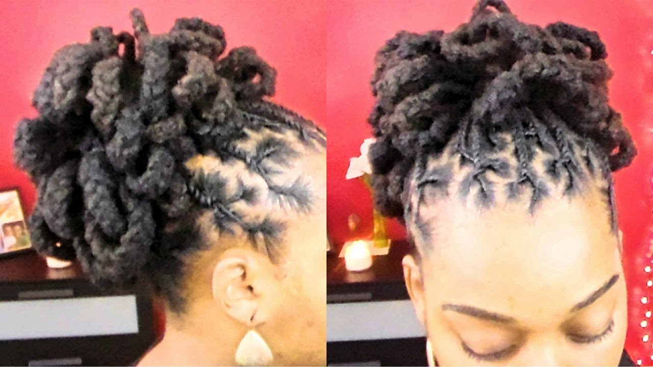 Loc Petal Bun Tutorial At Nancy Hickman Blog