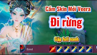 Chơi skin mới veera đi rừng Trâm anh gặp ngay idol nào đó dùng giáo án full nanh | Liên quân mobile