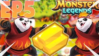Monster Legends: How To Get Gold FAST - How To Do Pandaken Farming! | Episode 5