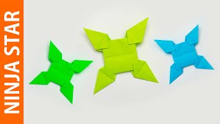 How To Make a Paper Ninja Star ; Origami Easy
