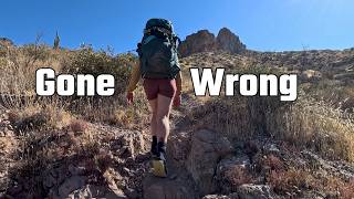 Backpacking the Superstition Mountains: A Journey of Unexpected Surprises! (Ep. 1)