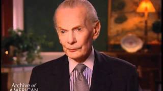 David Brinkley on the genesis of the Huntley-Brinkley Report - EMMYTVLEGENDS.ORG