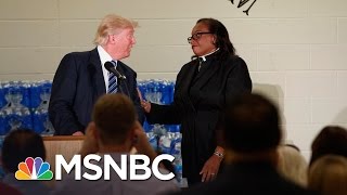 Donald Trump Scolded Trying To Politicize Flint Trip | Rachel Maddow | MSNBC