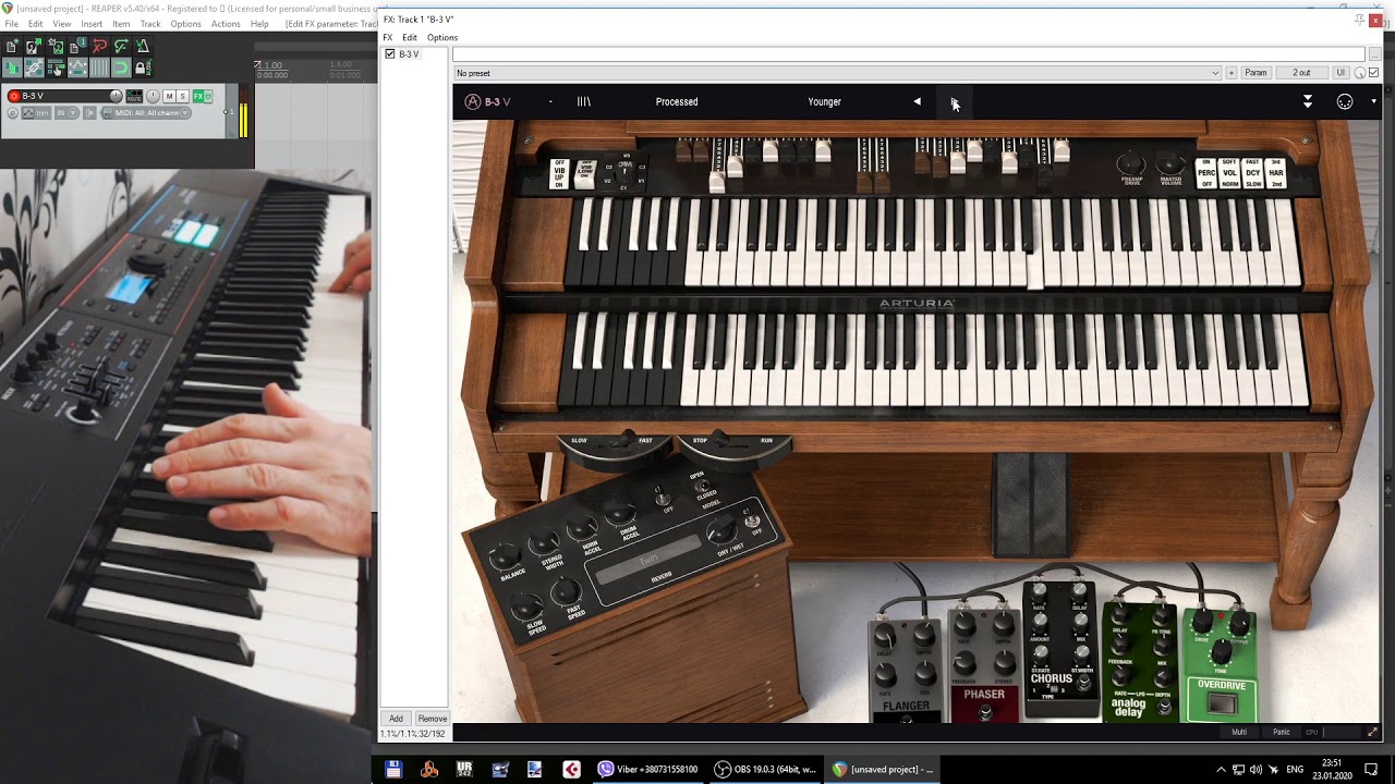 Arturia B-3 V VST ORGAN Hammond B-3 - YouTube