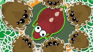 Spiders TROLLING on Poisoned Lake in MOPE.IO