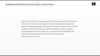 094 Chapter 16 Serverless applications with Spring Cloud Function