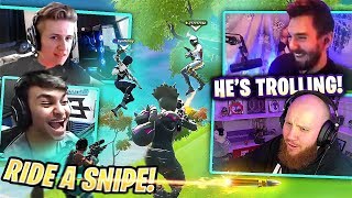 RIDING A SNIPER SHOT!? I MUST BE GETTING HARD BAITED... FT. EMADGG, 72HRS & SYMFUHNY