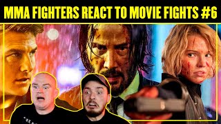 MMA FIGHTERS REACT TO EPIC MOVIE FIGHTS! #6