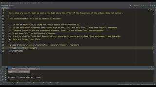 45- Python Collection Data Structure Set