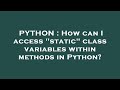 PYTHON : How can I access 