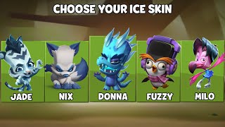 Which Character Ice Skin is Your Favourite | Zooba