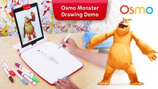 Teach Kids to Draw with Osmo Monster | Game Demo | Play Osmo