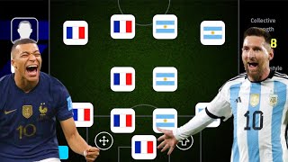 FRANCE X ARGENTINA!! 😱😱 BEST SPECIAL SQUAD BUILDER! EFOOTBALL 2025 MOBILE