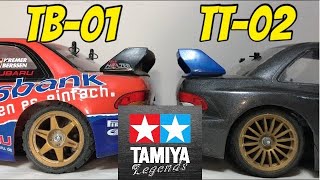 Tamiya TB-01 Subaru Impreza Electrics Swap...