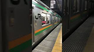 【気分撮影】宇都宮線205系Y9編成が那須塩原駅に入線してくるだけの動画　2020.12.06 17:19 撮影